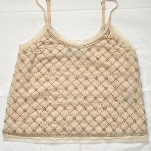 Women/girls Hand Beaded Beads Sequin Top